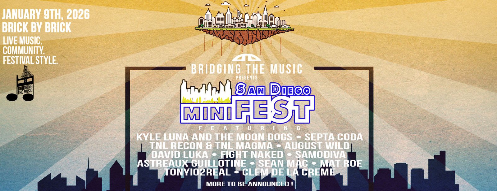 San Diego miniFEST (1/9/26) – Bridging the Music